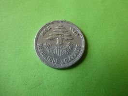 Libanon 1952, 5 Piastres