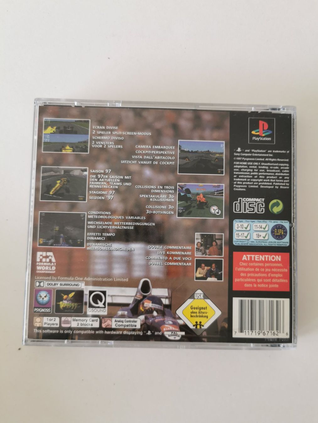 Giochi: Ps - Formula 1 97 – Usato da Lenzburg venduto da eyworld 2