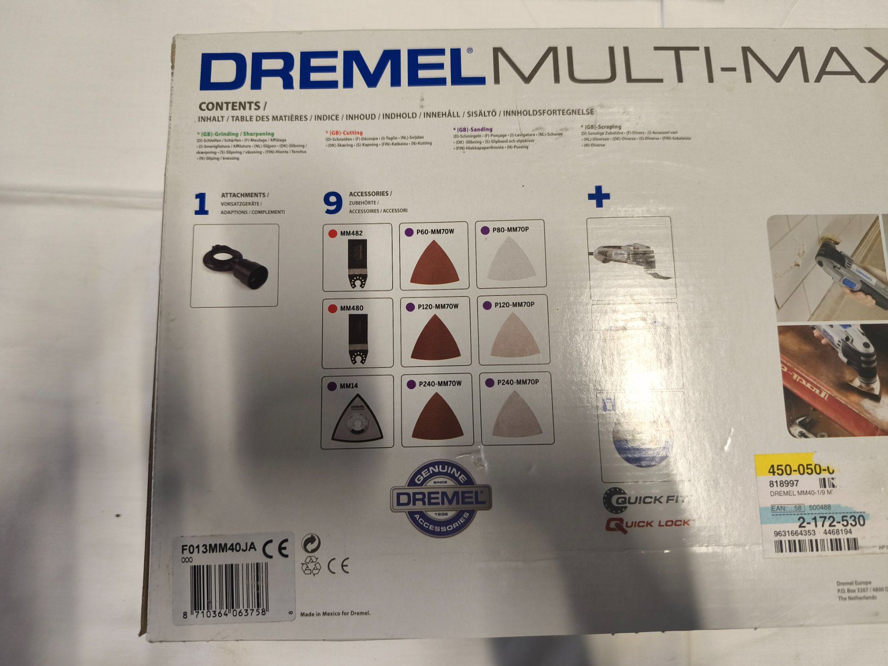 Tutte le macchine: Dremel Multi-Max MM40 - Multifunktionswerkzeug - NEU! 84 – Nuovo (secondo la descrizione) da Wiedlisbach venduto da ste_t8qh 3
