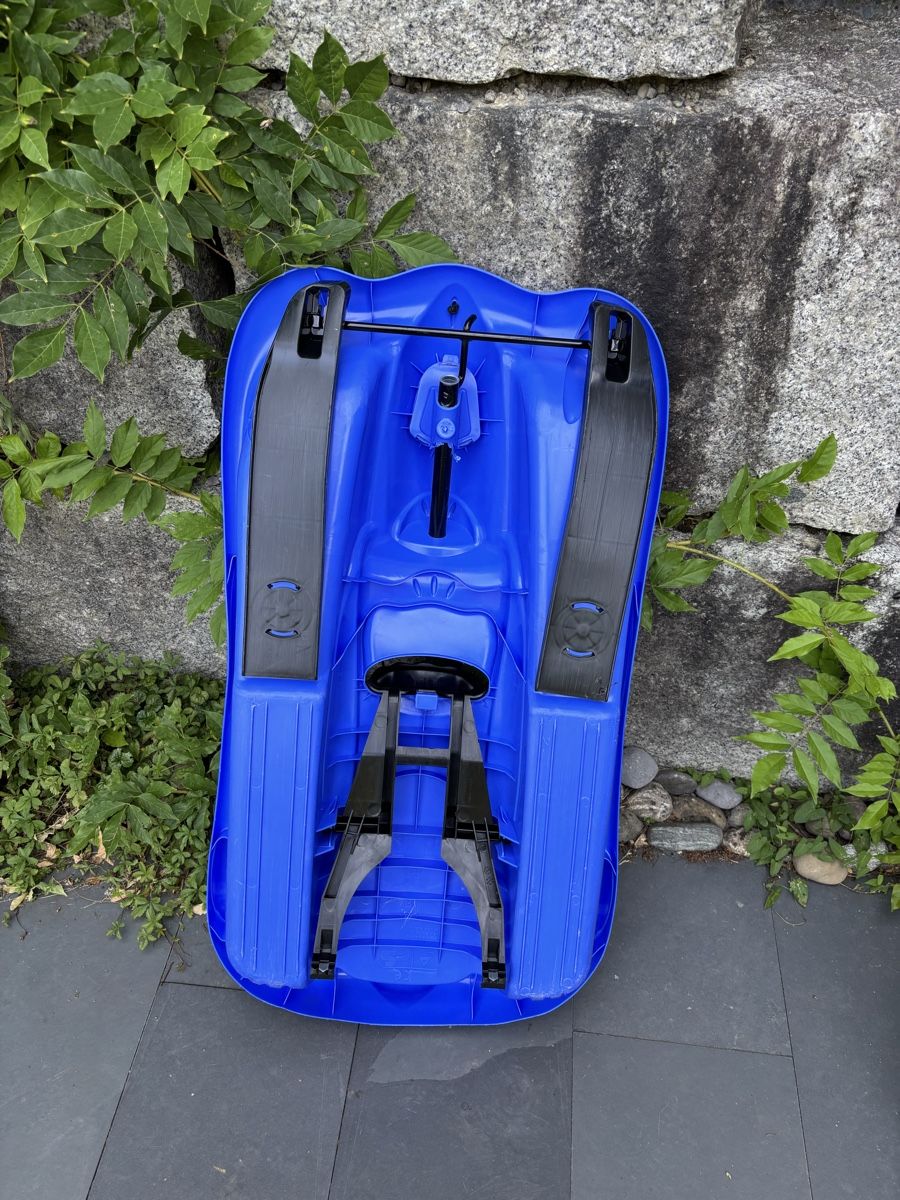 Slitta: Schlitten Davos Modell 66 cm blau neuwertig – Usato da Zollikerberg venduto da albatros019