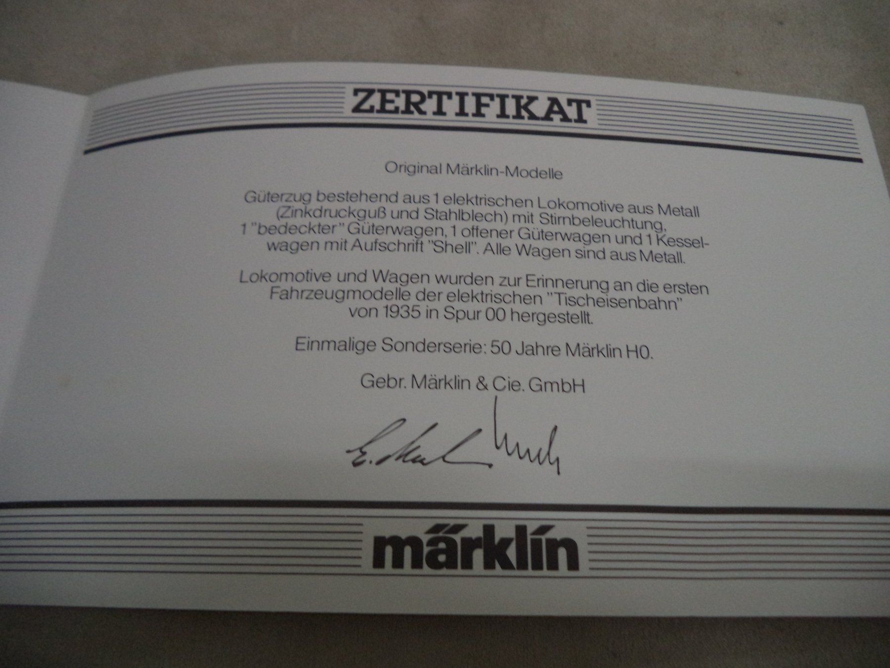 Märklin Modellini di ferrovie: 50 Jahre  Märklin HO – Nuovo e nell'imballaggio originale da Rieden AG venduto da Wirth03 6
