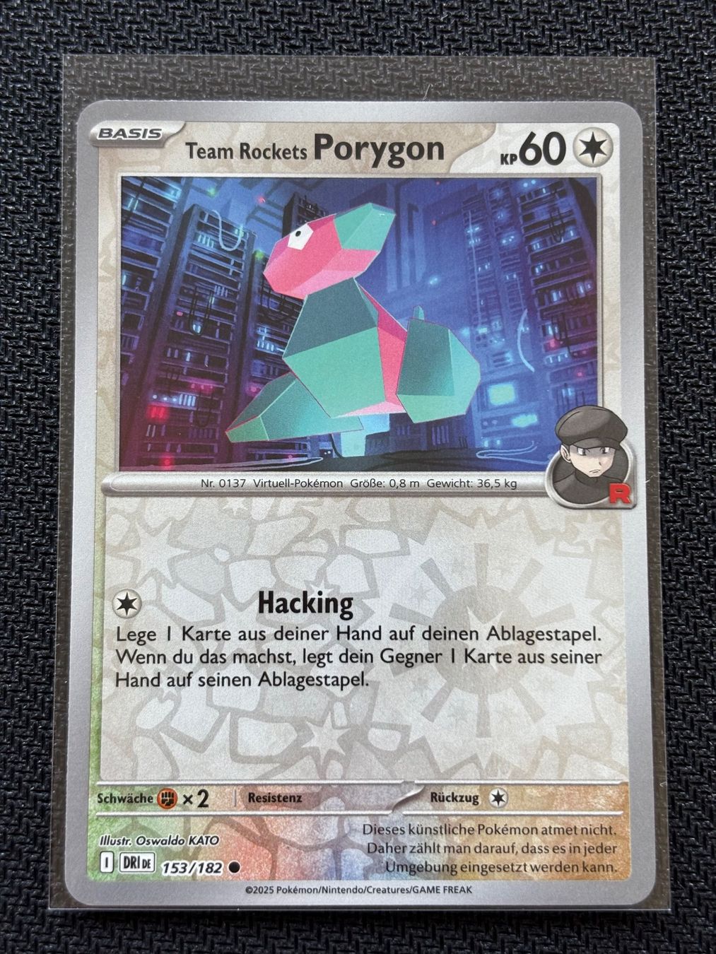 Pokémon Carte collezionabili: Team Rockets Porygon DRI 153 Reverse Holo Ewige Rivalen DE – Nuovo (secondo la descrizione) da Hergiswil NW venduto da Feybyen