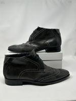 Herrenschuhe Leder-Boots Grau Gr. 43 Top Zustand Herbst/Wint