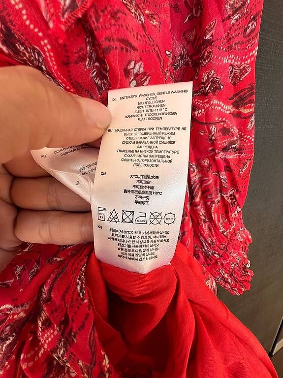 Vestiti: IRO Paris Kleid, Modell Beaumont, Grösse 40 - Rot – Usato da Reinach BL venduto da Tom4142CH 1