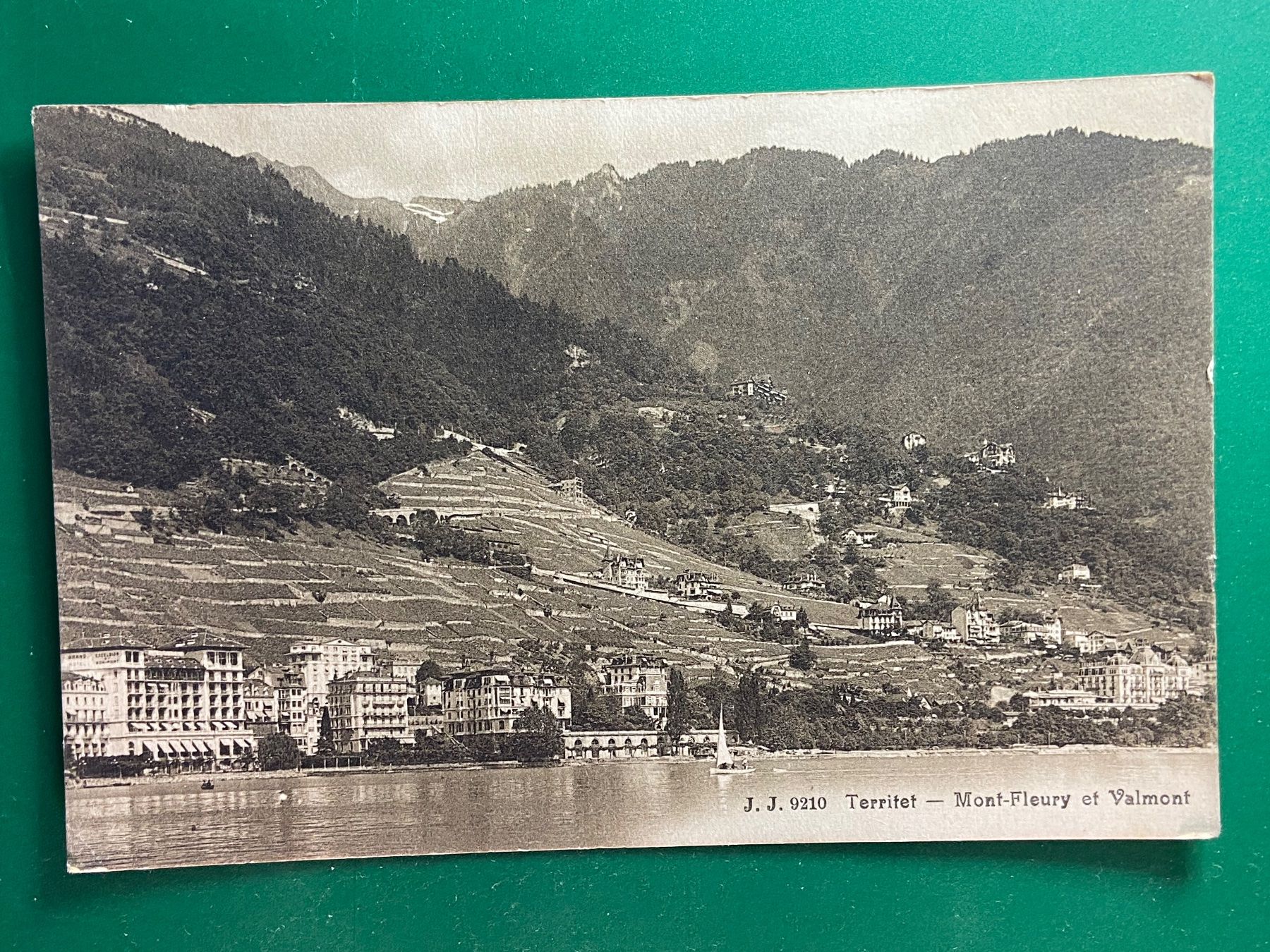 Ansichtskarten: Territet - Mont Fleury et Valmont – Gebraucht aus Steg VS von _vinci_