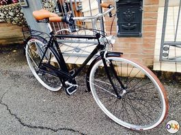 Stylisches Vintage-Fahrrad: Zeitlose Eleganz für die Städte