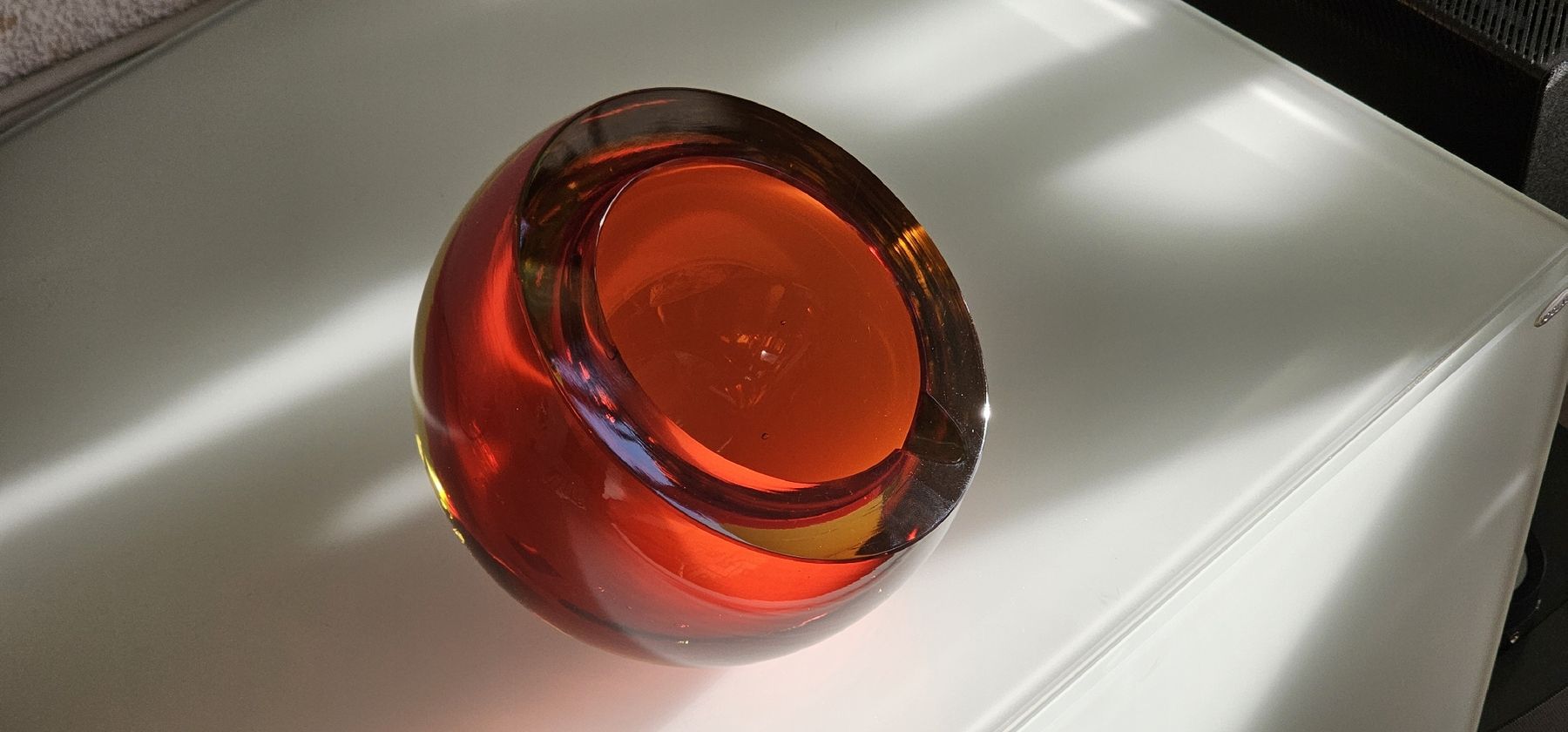 Murano Gläser: Murano Aschenbecher von Flavio Poli.  – Gebraucht aus Kollbrunn von Antikmann