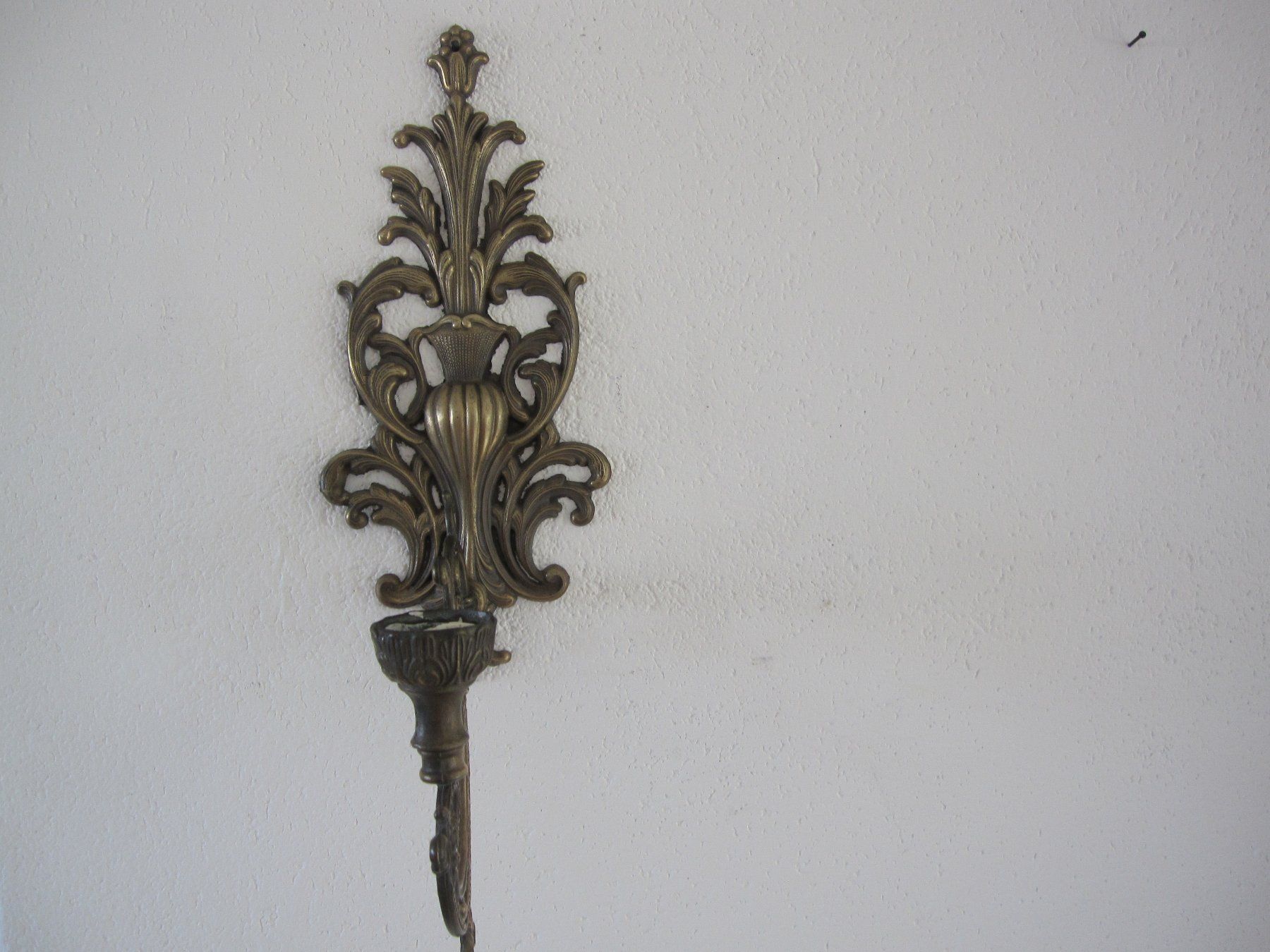 Portacandele: Antik Wand-Kerzenhalter, Messing – Usato da Horgen venduto da sarahbuechler01 1