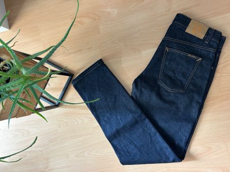 Nudie Jeans Solid Ollie Dry Abyss,  W33 L34