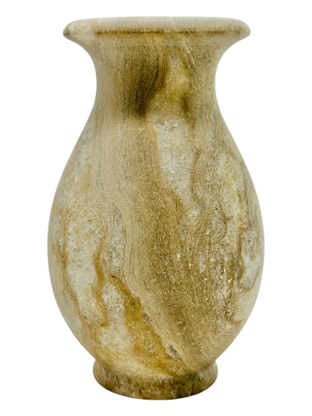 Vasi & Recipienti: Ancien vase en marbre beige – Usato da Morges venduto da vintiques 1