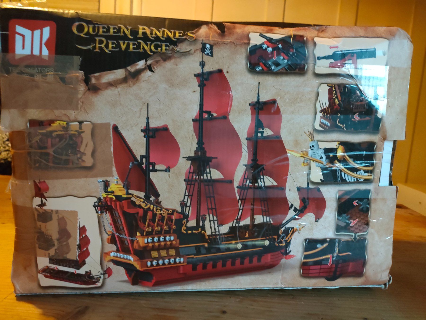Giocattoli: Queen Annes  Revenge  "  Piratenschiff " – Nuovo e nell'imballaggio originale da Romanshorn venduto da Kattamaran 4