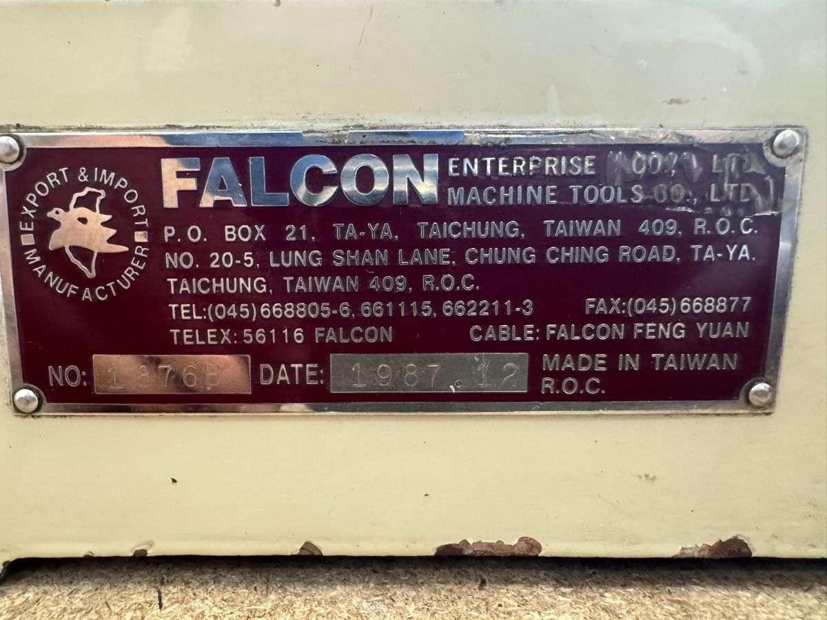 Tutte le macchine: Affûteuse d'outils Falcon, année 1987 – Usato da Aarberg venduto da SNMachines 3