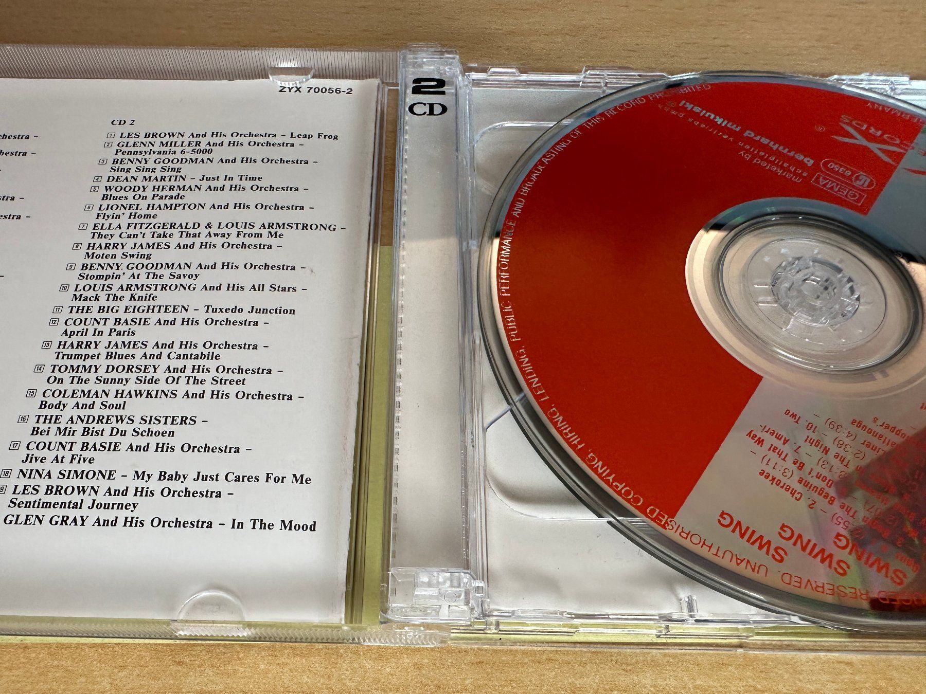 CD: Various – Swing! Swing! Swing! - 2 CD – Usato da Rikon im Tösstal venduto da Alpenmutz 2