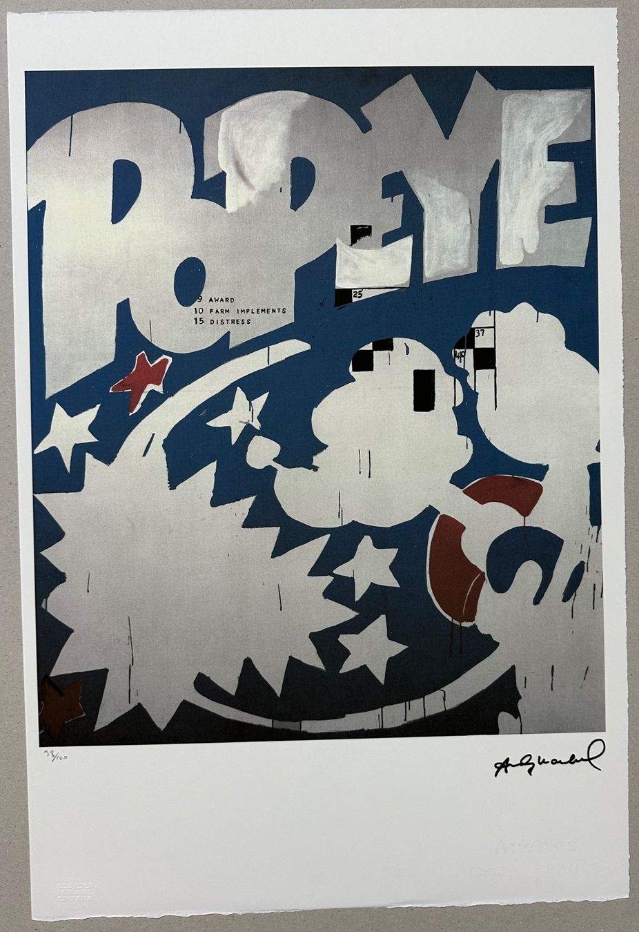 Foto & Immagini: Andy Warhol: Popeye, POP Art 38/100 – Nuovo (secondo la descrizione) da Meilen venduto da Smgdesign
