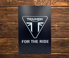 Triumph Tiger 800 XRT Rocket 3 Daytona Moto2 765 Blechschild