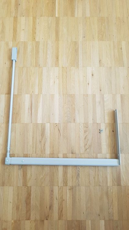 Ikea KOMPLEMENT Kleiderstange, 50 Cm, Stahl, Dunkelgrau, 2 Stück