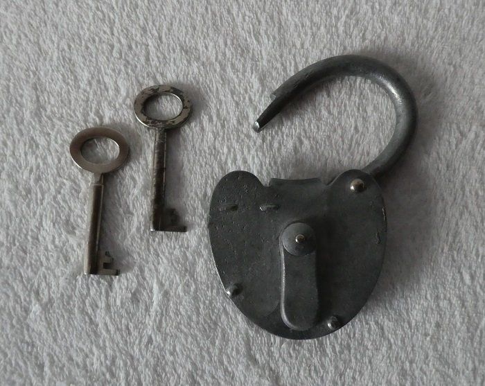2er-Pack Colt Gate Arbeit Gusseisen Schloss Mit 2 Schlüsseln