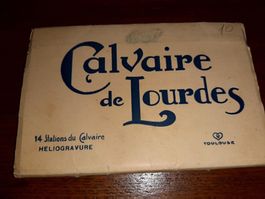 cartes postales du calvaire de lourdes