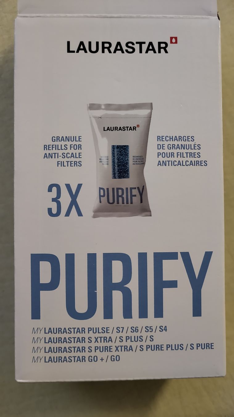 Laurastar Ferri da stiro: LAURASTAR PURIFY Granulate 2x  neu originalverpackt – Nuovo (secondo la descrizione) da Walenstadt venduto da risoluto