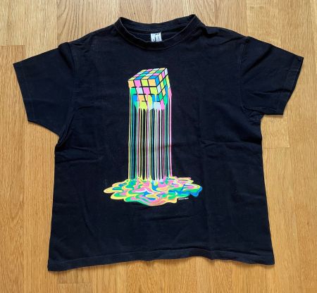 Tshirt mit Neoaufdruck Rubriks Cube, Kids / 10 Jahre