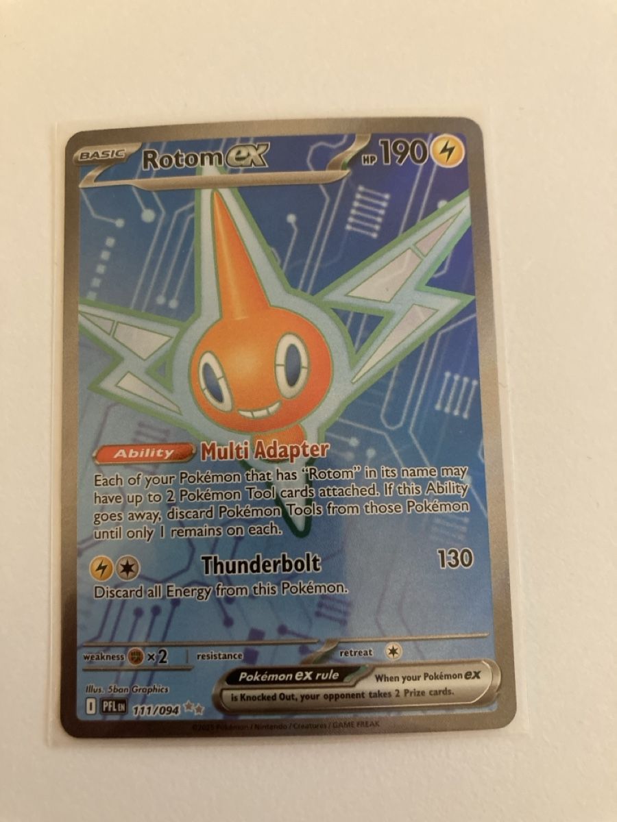 Pokémon Carte collezionabili: Rotom ex 111/094 EN – Nuovo (secondo la descrizione) da Wohlen AG venduto da Liridon22