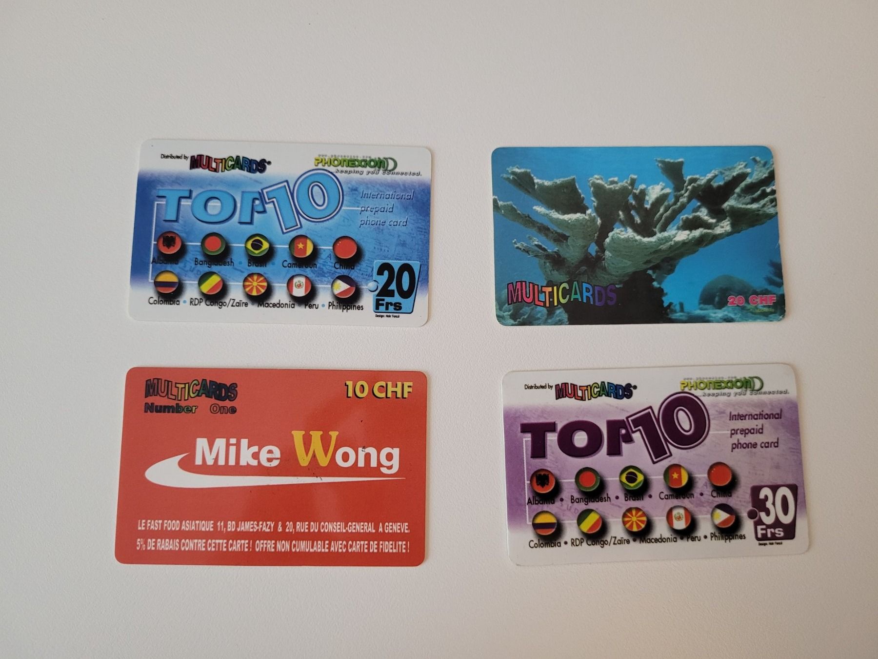 Schede telefoniche: Telefonkarten multicards – Usato da Inwil venduto da Flower2325