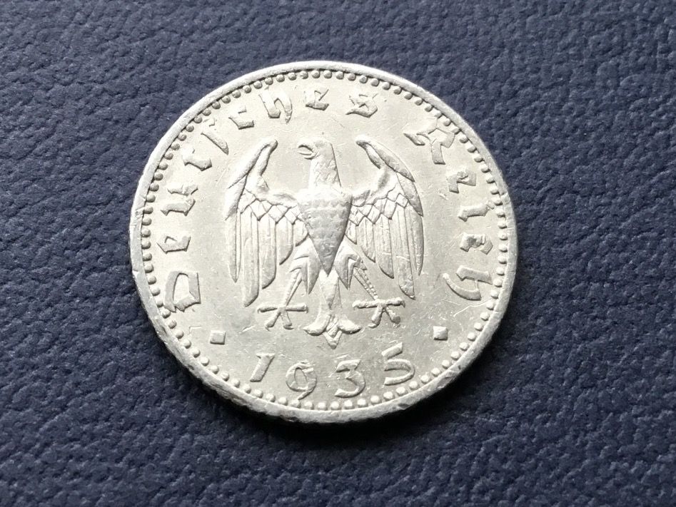 Tutti le monete: 50 Reichpfennig 1935 A – Usato da St. Margrethen SG venduto da alfapeugeot10