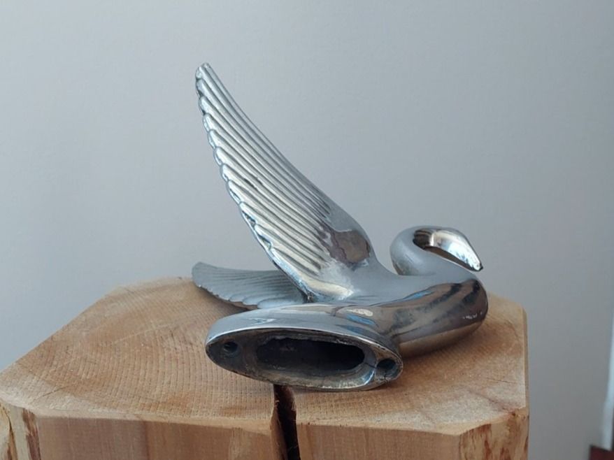 Statuette: Kühlerfigur Schwan – Usato da Waltenschwil venduto da Browny2 3