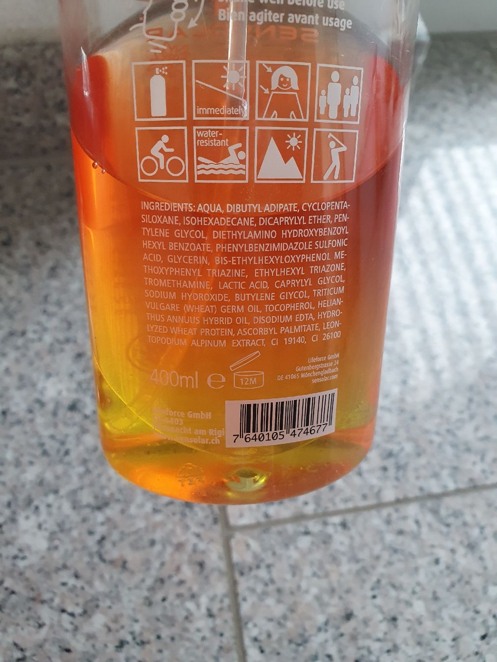 Sonnenschutz: SENSOLAR DUO BRONZE FACTOR 50 Spray 400ml – Gebraucht aus Moosseedorf von Sonnenschein.. 2
