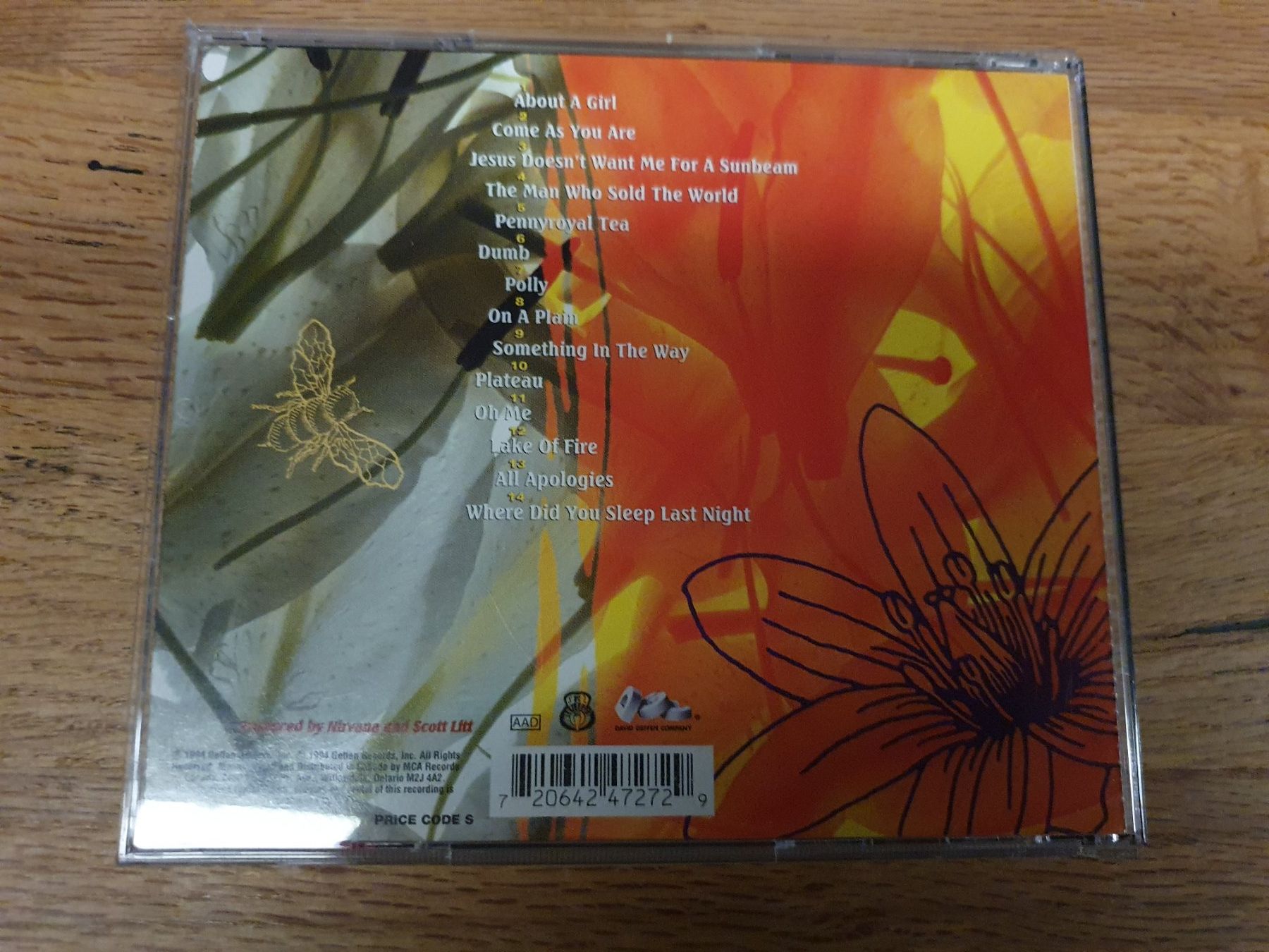 CDs: Nirvana - MTV Unplugged in New York - CD – Gebraucht aus Auenstein von Trilos 1