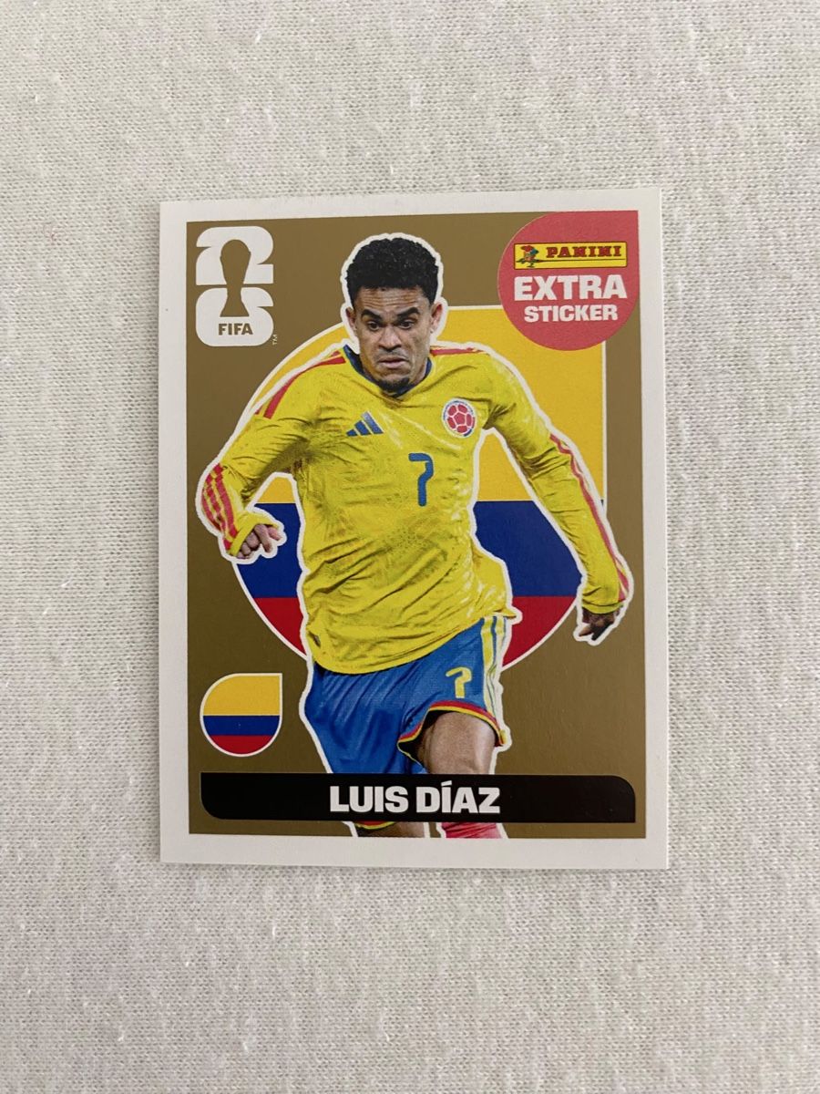 Panini Carte collezionabili: Luis Díaz Gold panini 2026 – Nuovo (secondo la descrizione) da Zug venduto da Haegito
