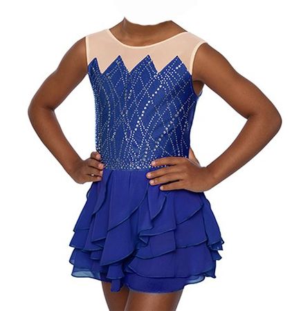 Eiskunstlauf Eislauf Kürkleid 10 / 134-140 neu mit Etikett