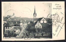Schaffhausen, Münsterplatz, Gesamtansic