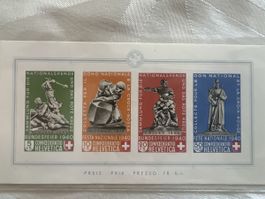 Briefmarken Schweiz Bundesfeier 1940 4er Streifen postfrisch