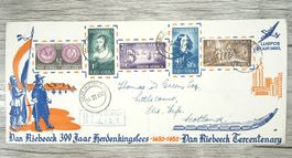 TR68 Enveloppe Grand Format Afrique du Sud 1952