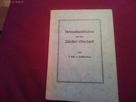 Heimatkundliches Zürcher Oberland, Rüed, 1943, Rarität!