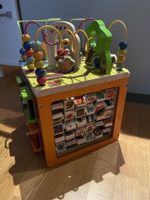 Motorikwürfel aus Holz - vielseitiges Lernspiel für Kleinkin