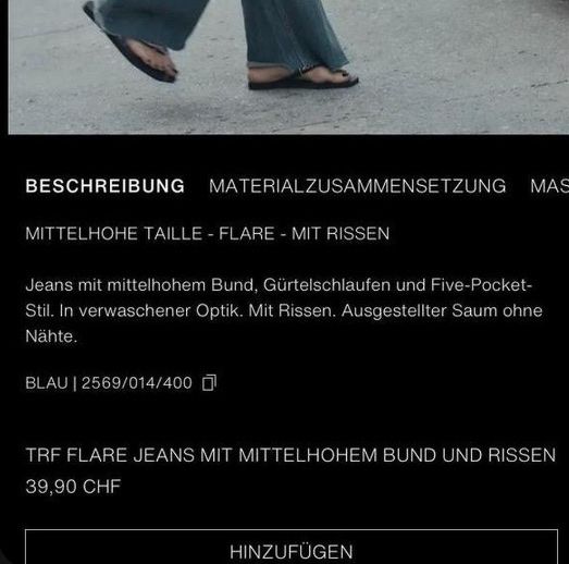 Zara Jeans: Zara ripped jeans – Neu (gemäss Beschreibung) aus Zürich von Dea.ha 2