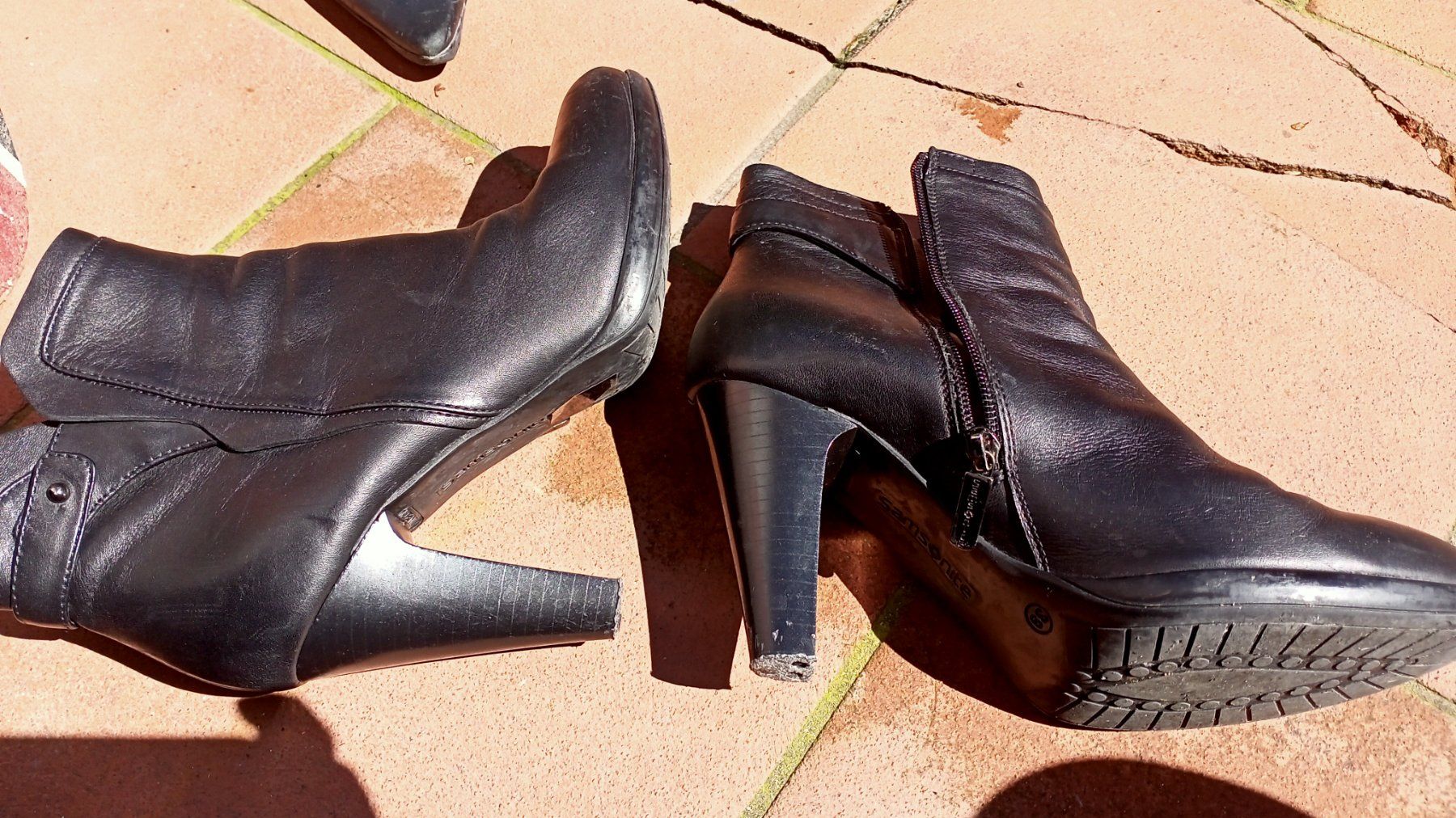 Samsonite Scarpe da donna: Samsonite bequeme Lederschuhe – Usato da Brusino Arsizio venduto da Demidova