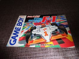 Anleitung zu The Spirit of F-1 FRG GAMEBOY