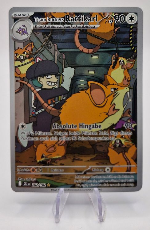 Team Rockets Rattikarl / Ratticate / Ewige Rivalen / DRI 202 (Neu ...
