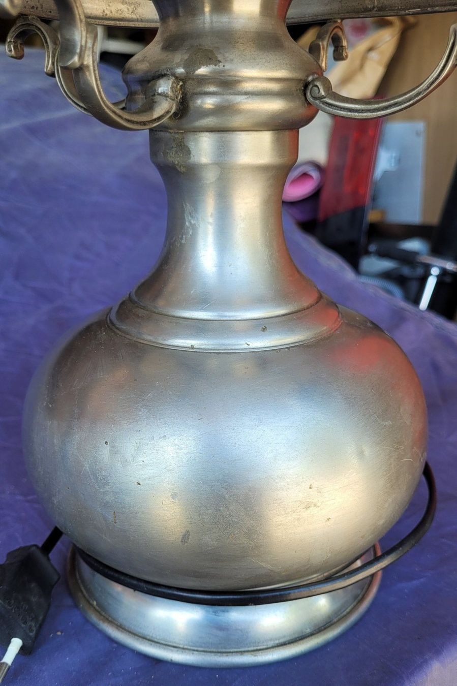 Lampade: Antike Zinnlampe – Usato da Thun venduto da Engel114 1