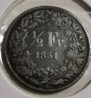 50 Rappen 1851 Silber