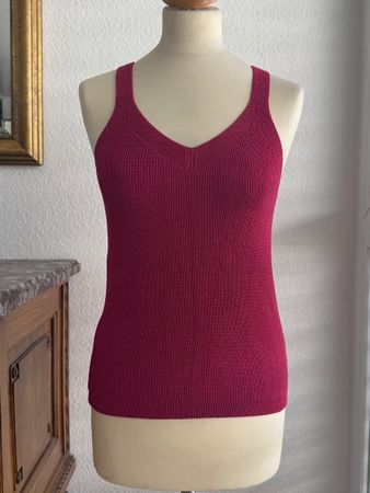 Débardeur en maille Mango - rose framboise - taille S