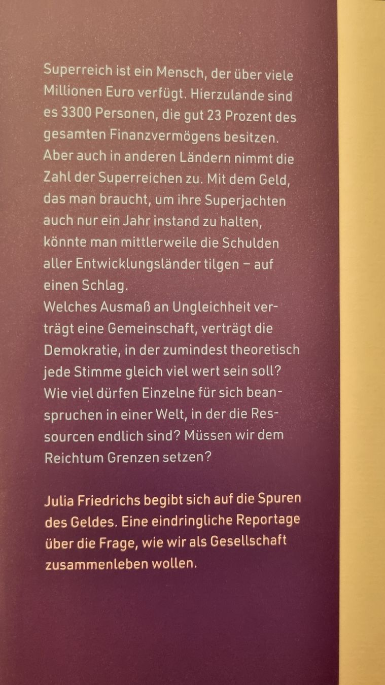 Libri: Buch "Crazy rich" Julia Friedrichs – Nuovo (secondo la descrizione) da Wauwil venduto da lin_hn8v 1