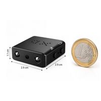 Mini Kamera 1080P mit Nachtsicht, Bewegungserkennung