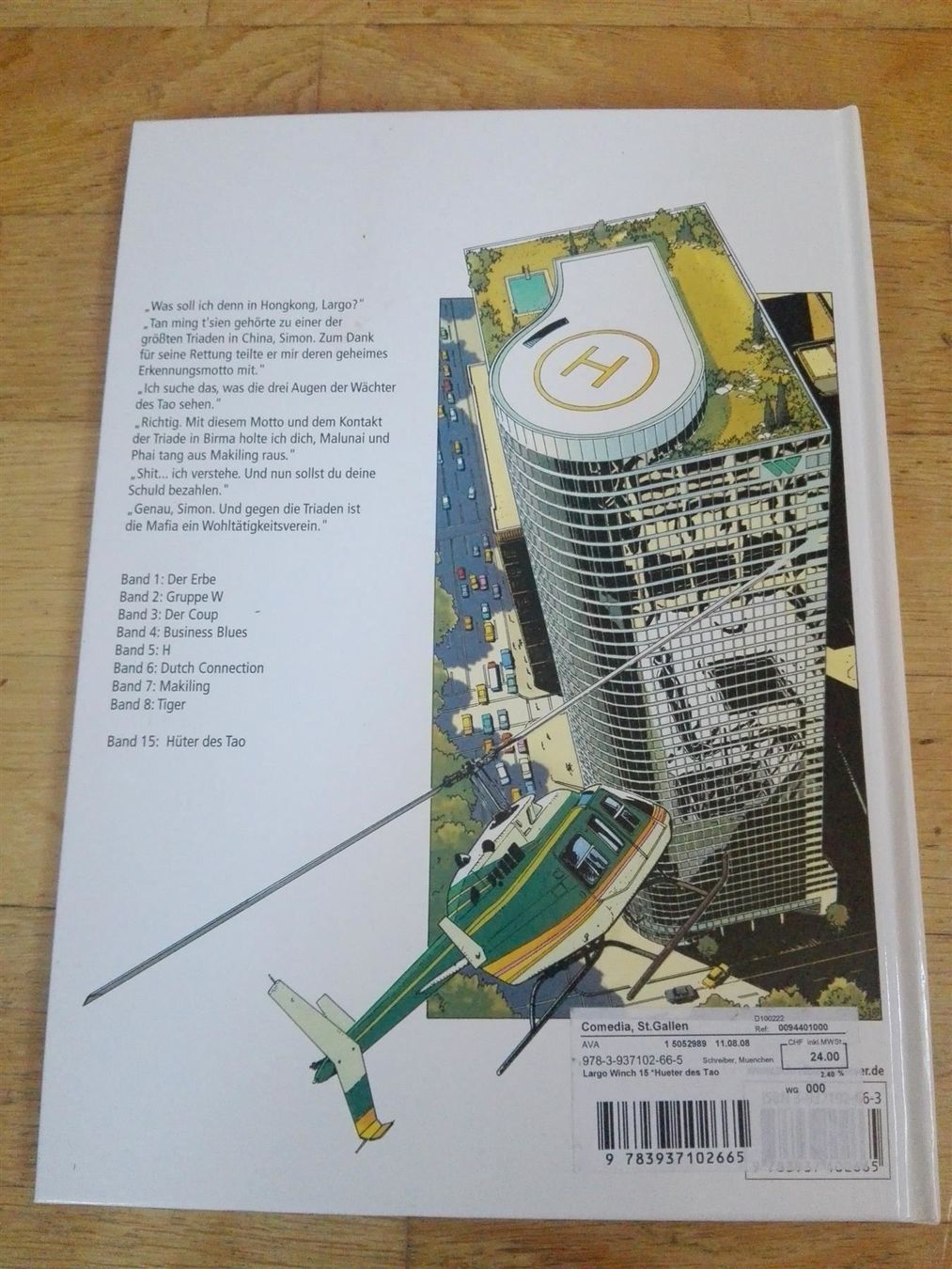 Fumetti: Largo Winch (15) - Hüter des Tao – Usato da St. Gallen venduto da elkapone 6