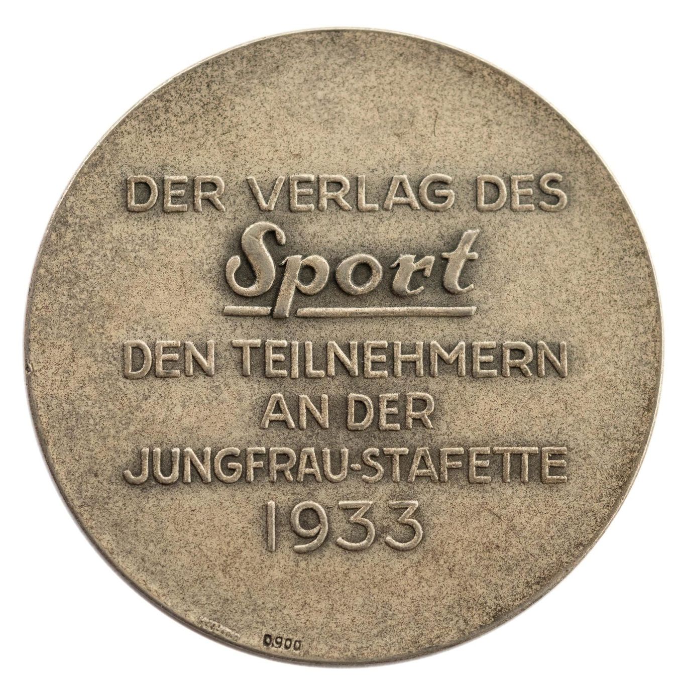 Medaglie: Medaille Jungfrau Stafette 1933 – Usato da Rotkreuz venduto da Swiss-Coins 1