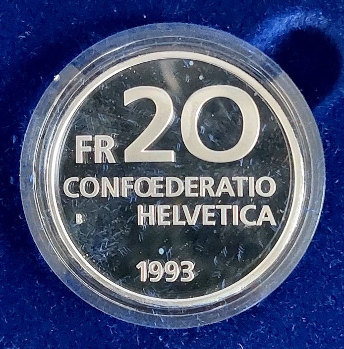 Tutti le monete: 20 Franken 1993 Silber pp Paracelsus Box – Nuovo (secondo la descrizione) da Arch venduto da moneyswiss 2