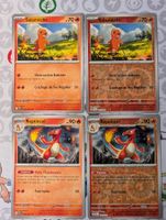 🇫🇷 Pokémon lot cartes Salameche/Reptincel avec reverse FR